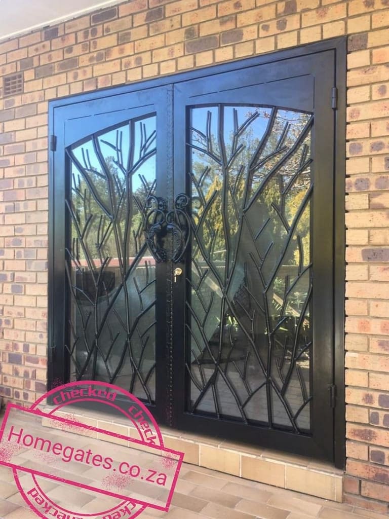WROUGHT IRON GLASS DOORS IN JHB