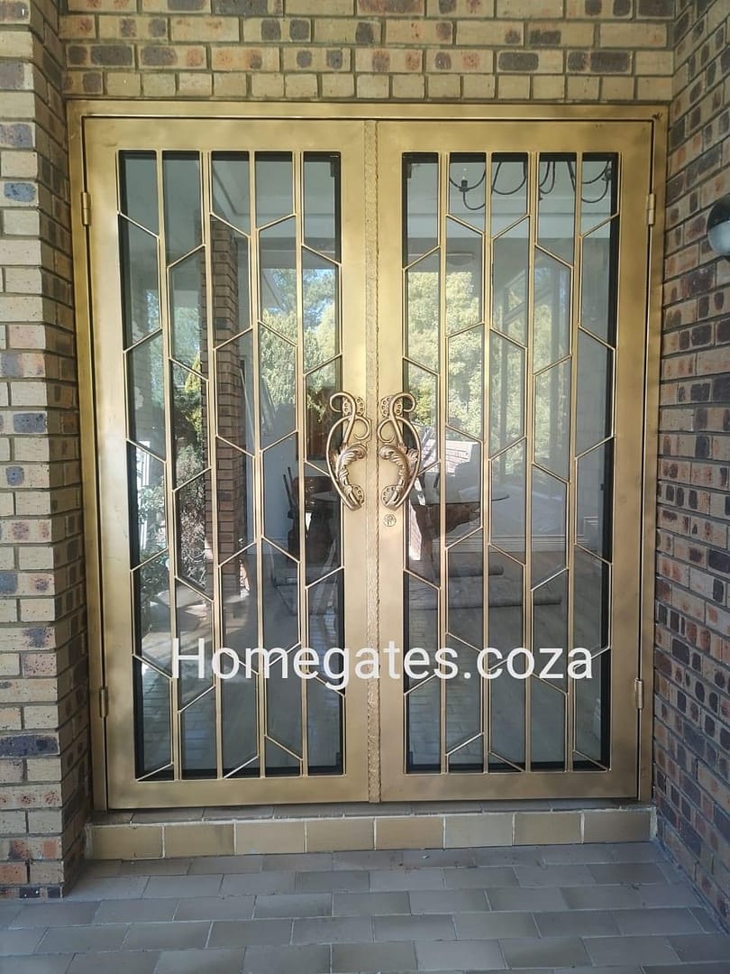 Wrought Iron Glass Doors in Sandton