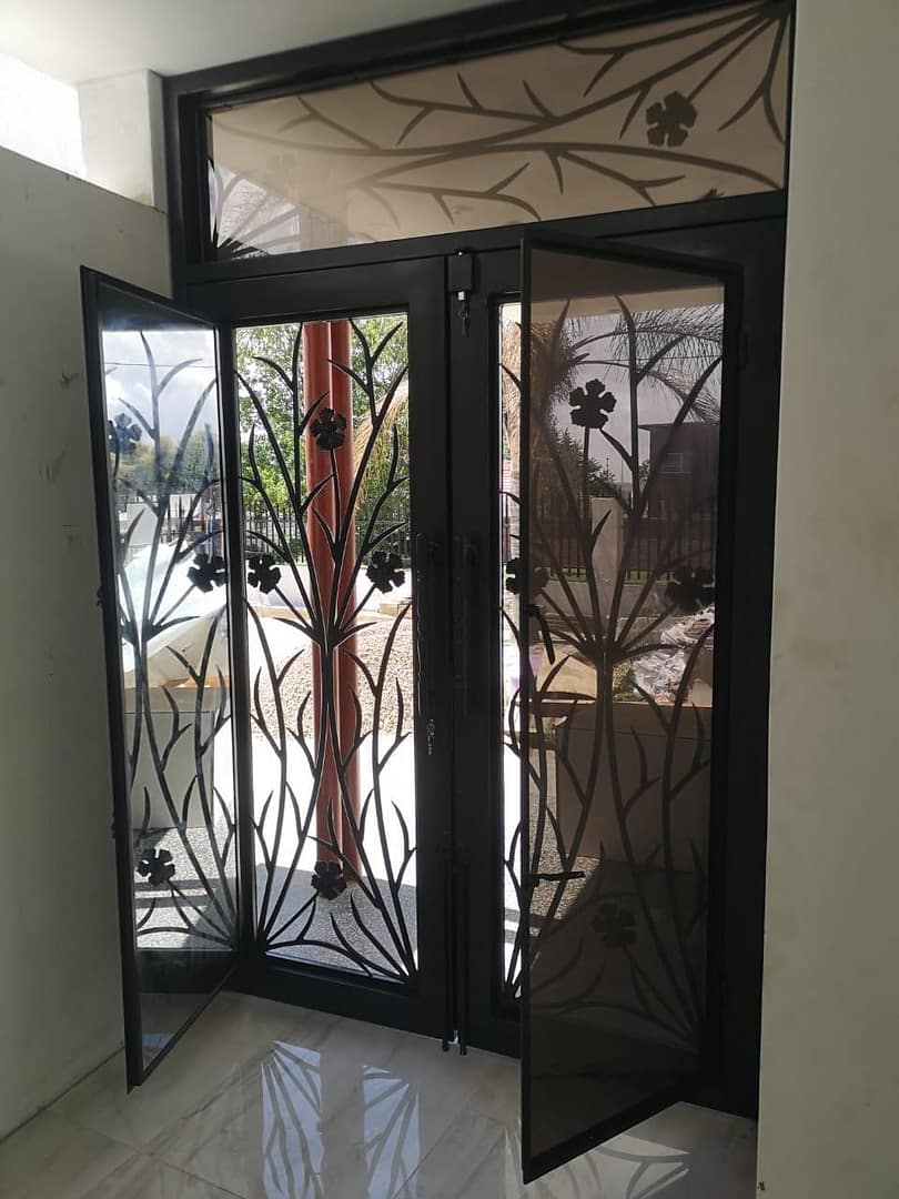 WROUGHT IRON GLASS DOORS IN JHB